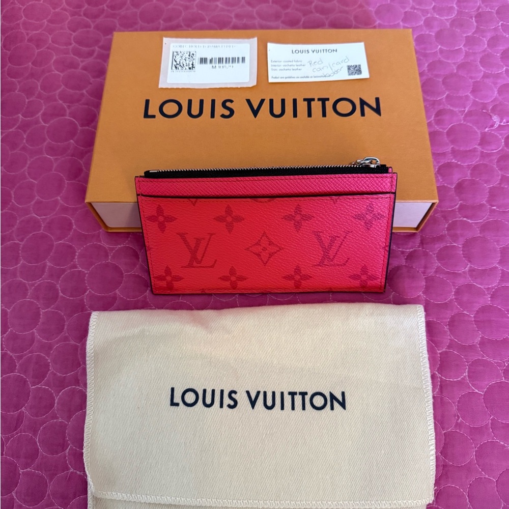 Louis Vuitton Red Card Holder